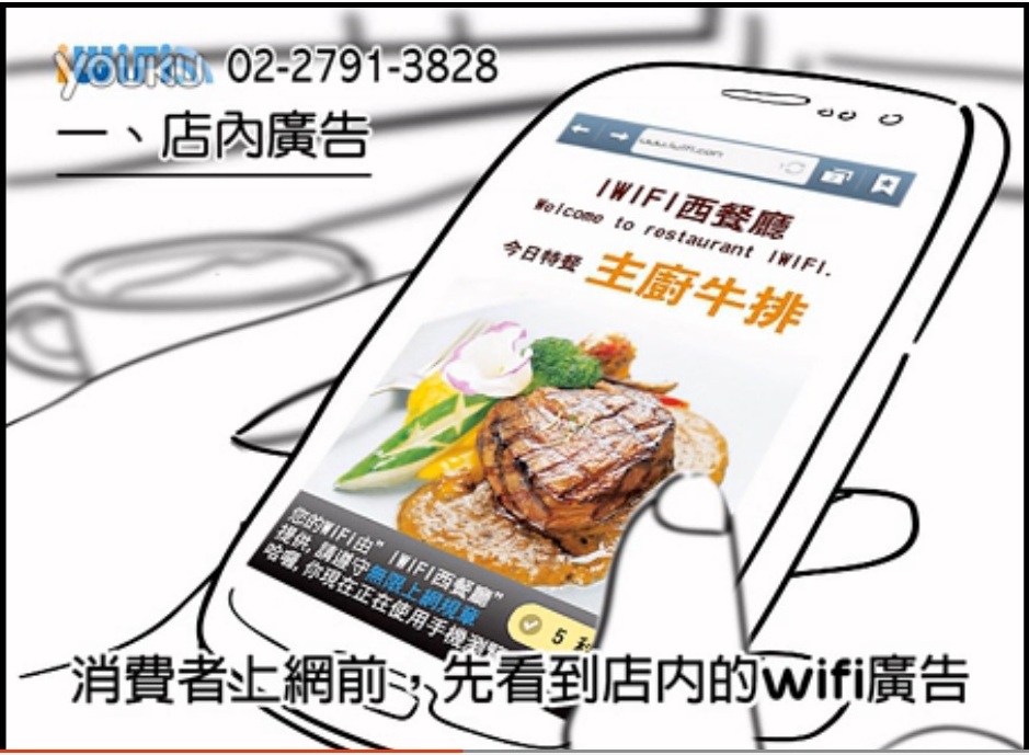 店內專屬wifi首頁